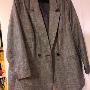 Tula Gray Plaid Blazer
